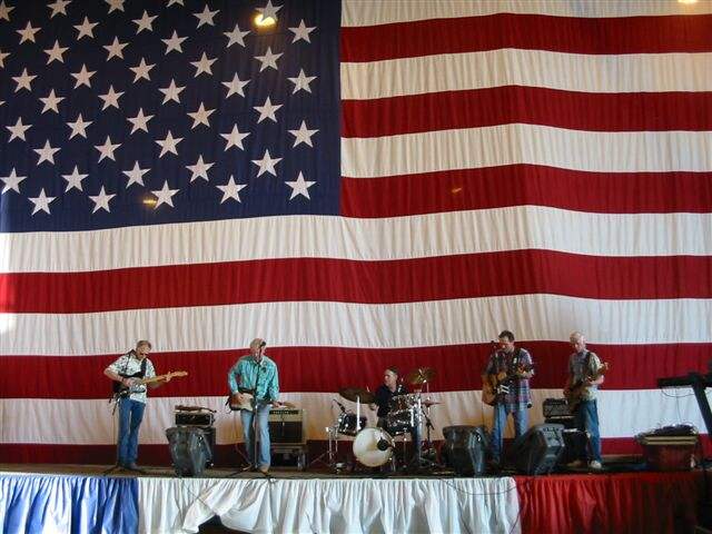 The John Arnold Band at a benefit for the 185th Tactical Airlift Squadron, 2005